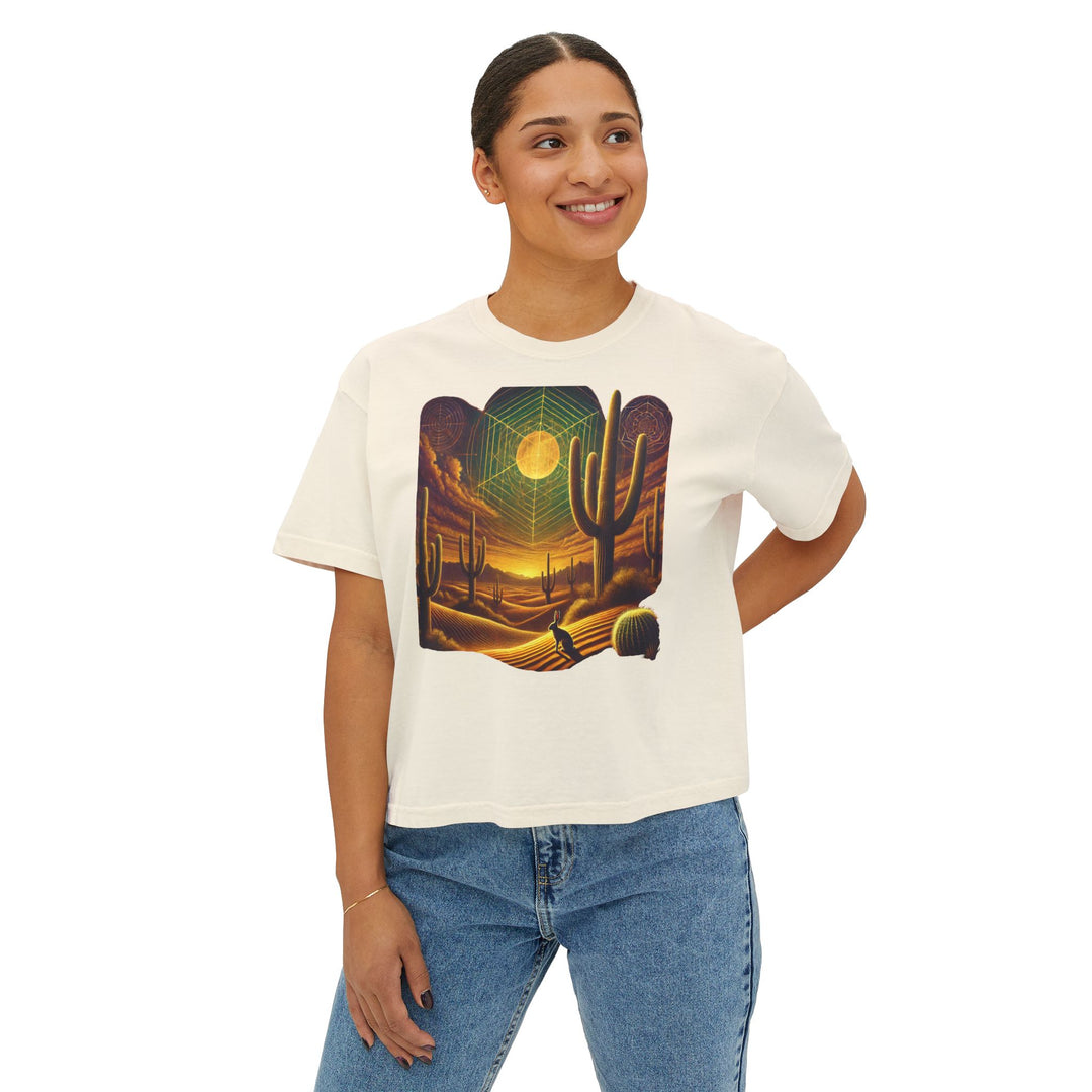 Sonoran Desert Rabbit – Women's Boxy Tee