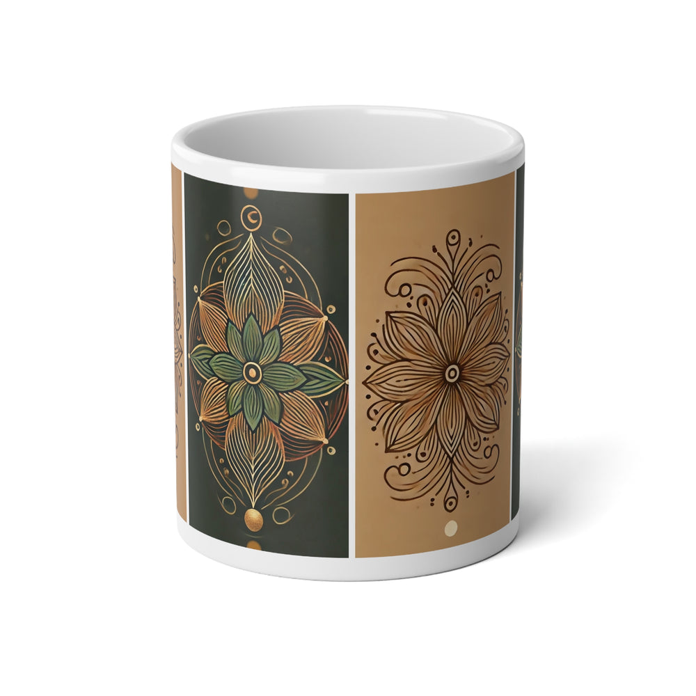 Sacred Geometry Elegance – 20oz Esoteric Coffee Mug