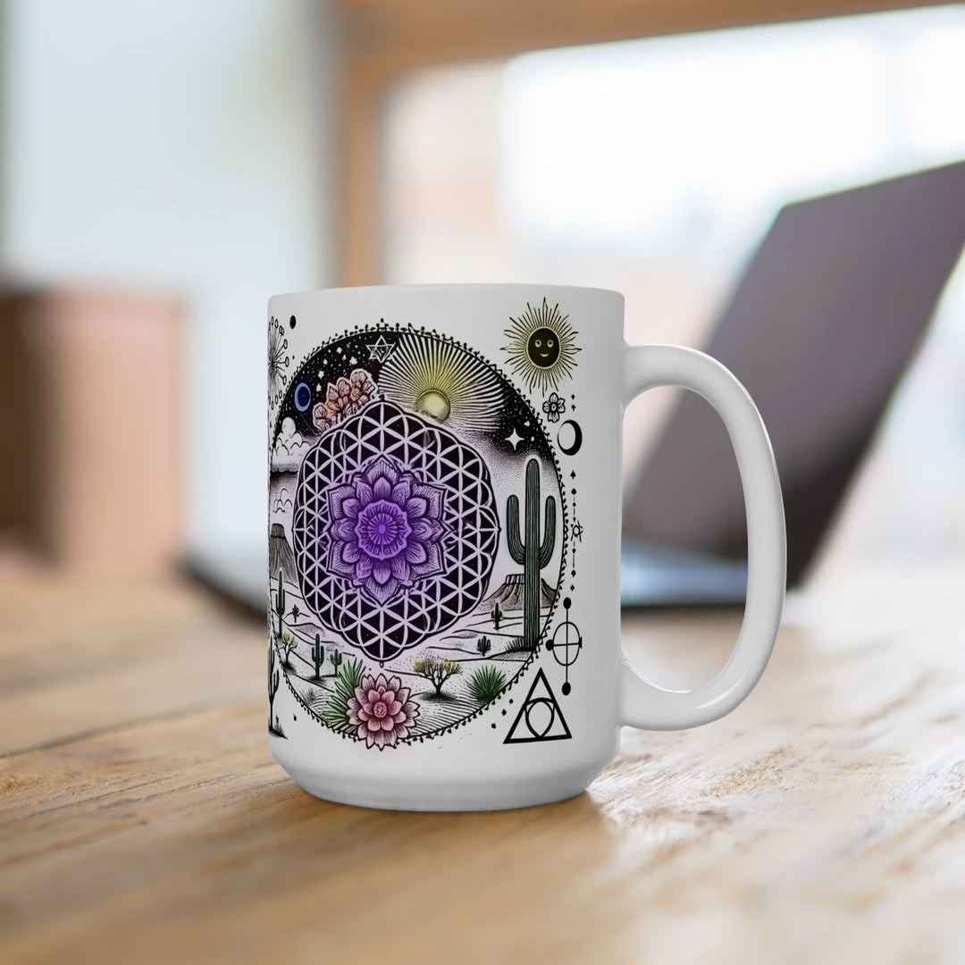 Desert Mandala Awakening Mug