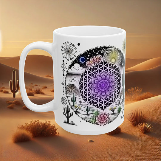 Desert Mandala Awakening Mug