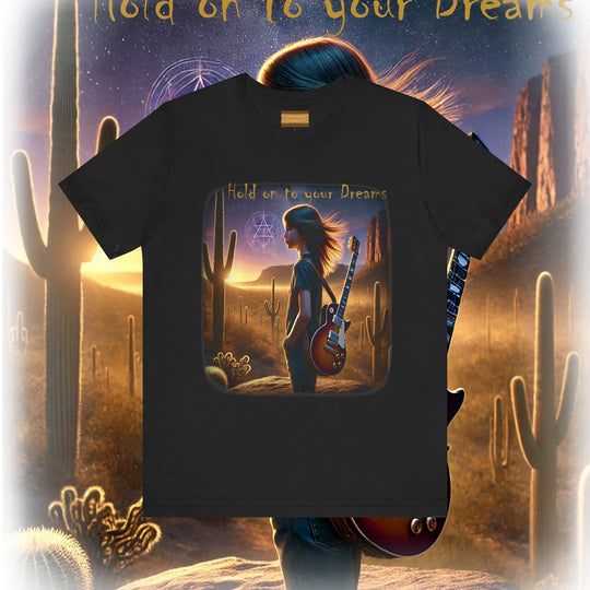 "Hold On to Your Dreams" – Sonoran Desert Visionary Tee [Bella + Canvas 3001]