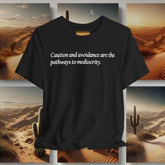 'Caution and Avoidance' -  Bella+Canvas Soft Unisex Tee