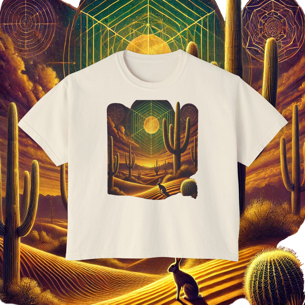 Sonoran Desert Rabbit – Women's Boxy Tee