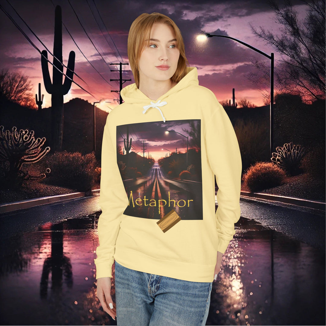 Desert Reflections Unisex Lightweight Hooded Sweatshirt