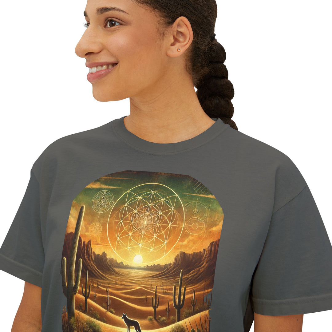 Sonoran Desert Coyote – Women's Boxy Tee