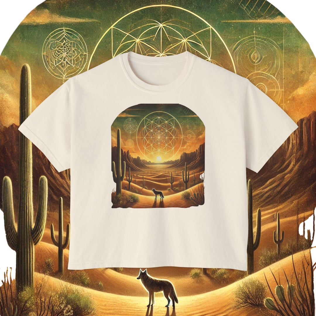 Sonoran Desert Coyote – Women's Boxy Tee