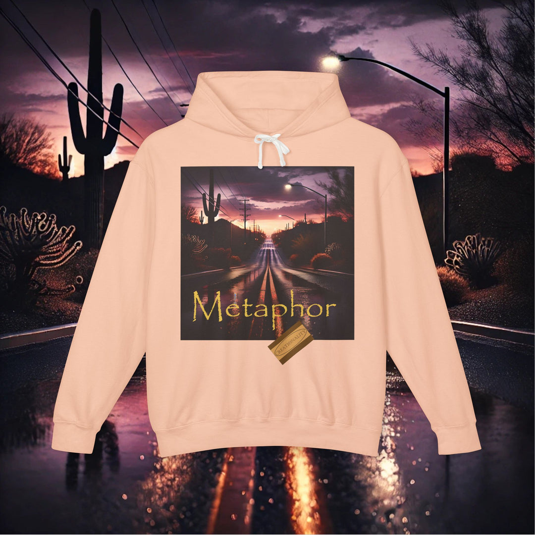 Desert Reflections Unisex Lightweight Hooded Sweatshirt