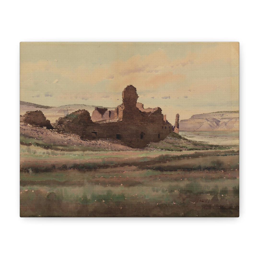 Echoes of the Ancients - Rustic Landscape Matte Canvas Art [8x10]