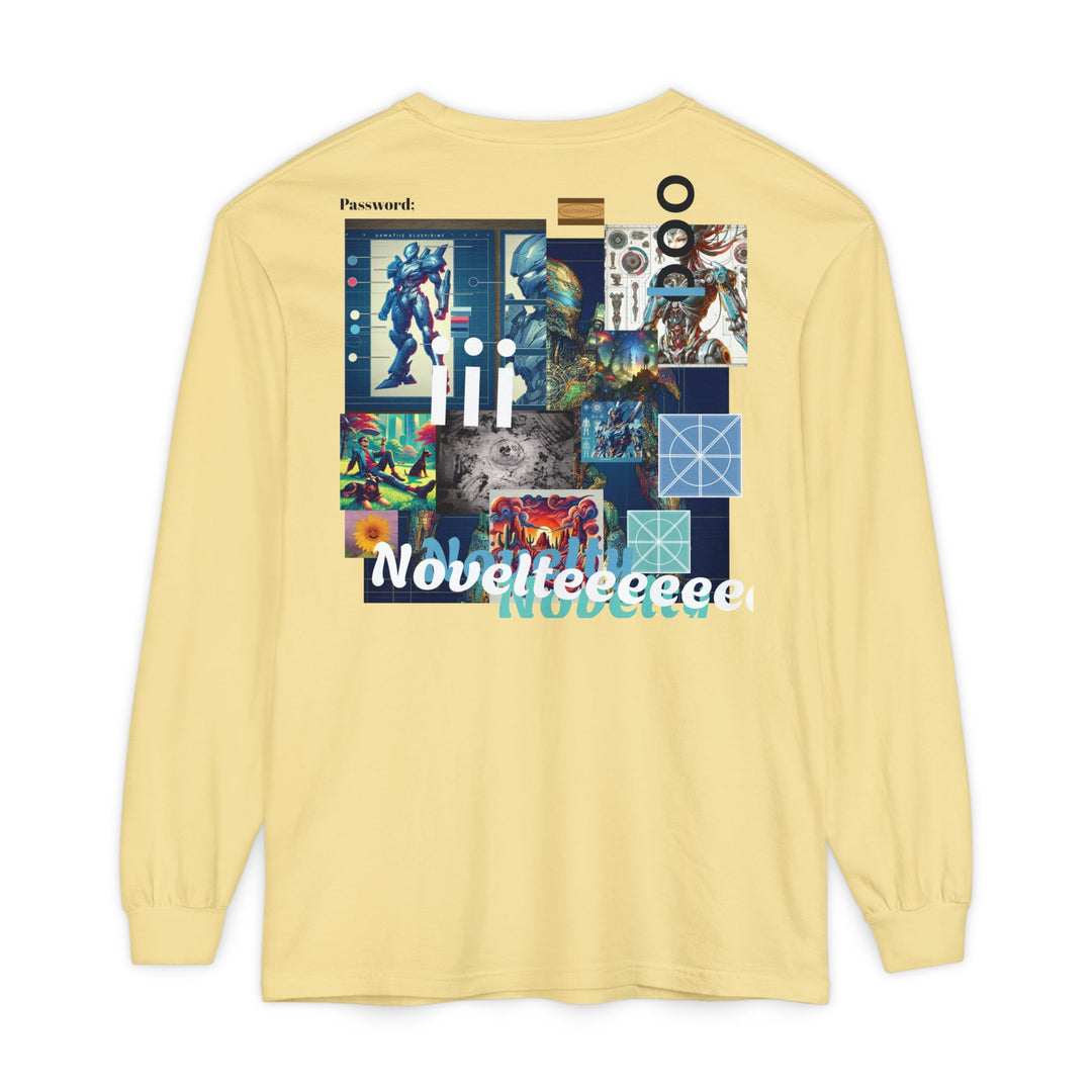 The Novelongtee - Unisex Garment-dyed Long Sleeve T-Shirt