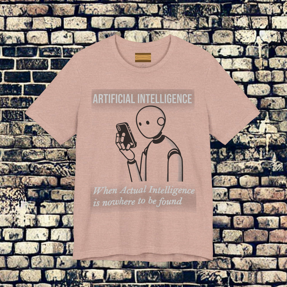 Where's the Real Intelligence? – Minimalist Tee