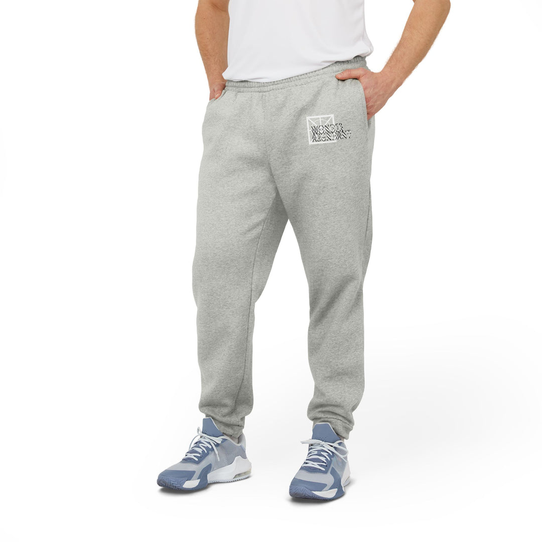 Wonder Abundant Joggs // V1 - Light Grey | Cozy adidas Unisex Fleece Joggers - Casual Comfort for Everyday Wear