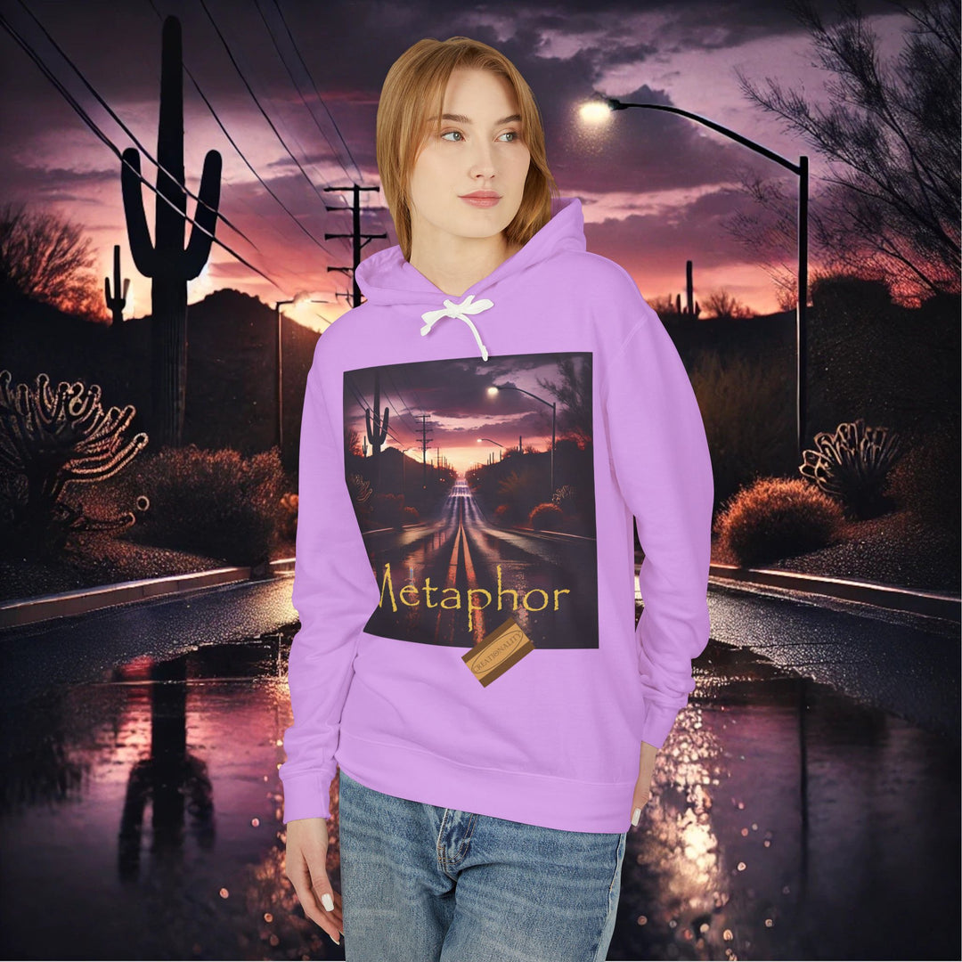 Desert Reflections Unisex Lightweight Hooded Sweatshirt