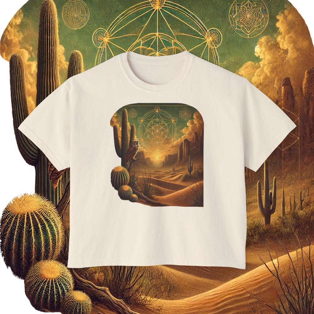 Sonoran Desert Owl – Women's Boxy Tee