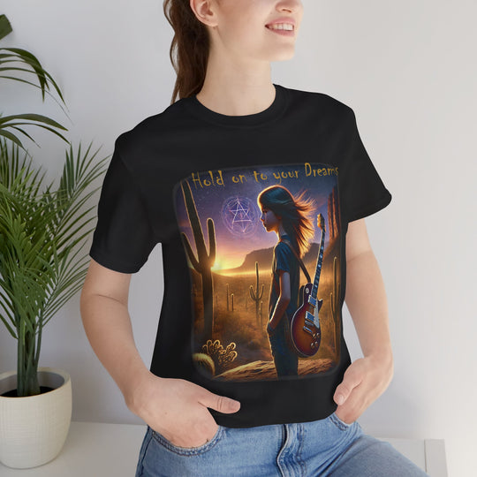 "Hold On to Your Dreams" – Sonoran Desert Visionary Tee [Bella + Canvas 3001]