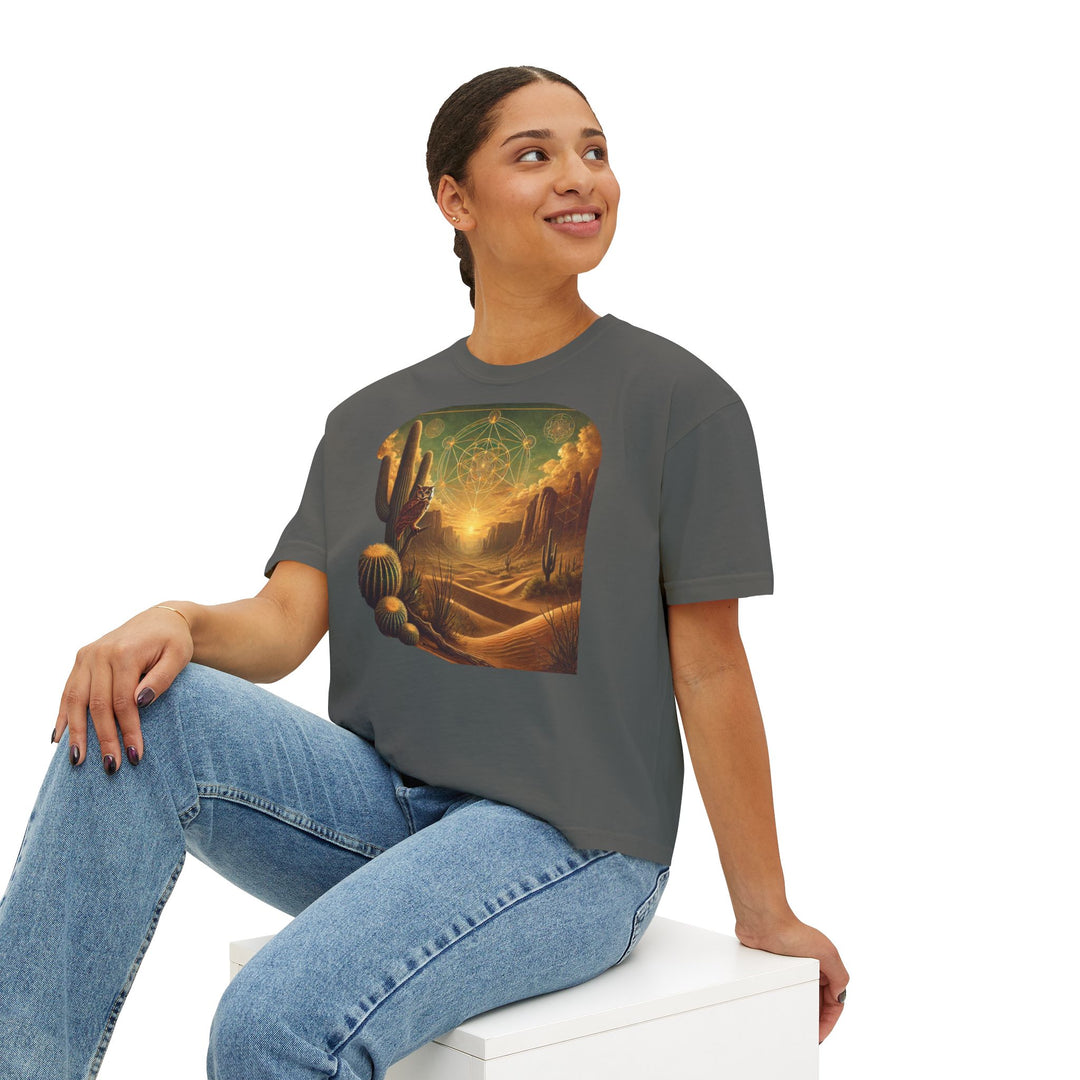 Sonoran Desert Owl – Women's Boxy Tee