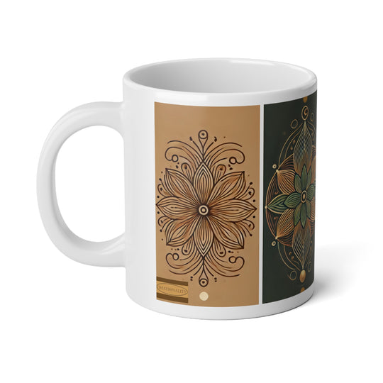 Sacred Geometry Elegance – 20oz Esoteric Coffee Mug