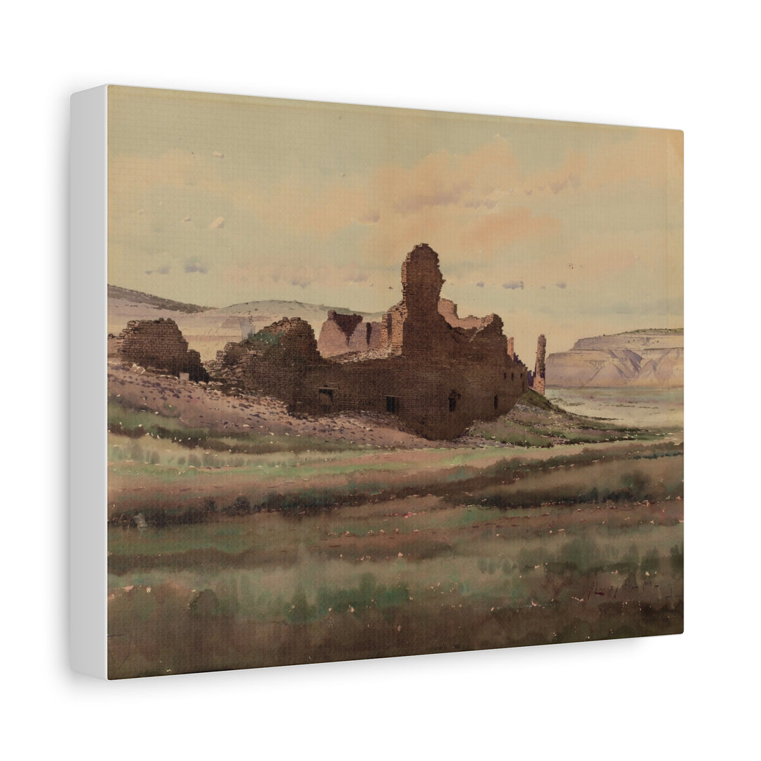 Echoes of the Ancients - Rustic Landscape Matte Canvas Art [8x10]