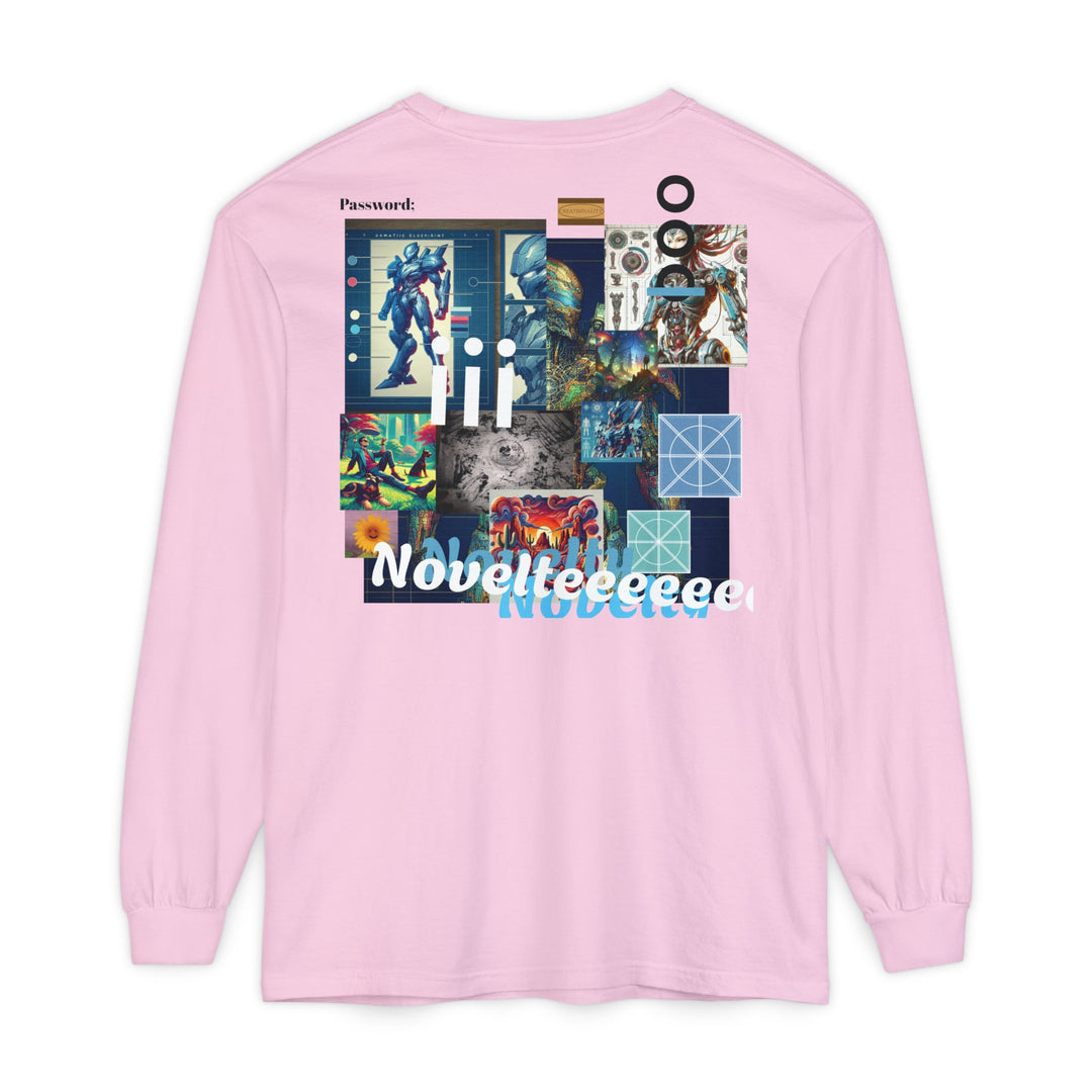 The Novelongtee - Unisex Garment-dyed Long Sleeve T-Shirt