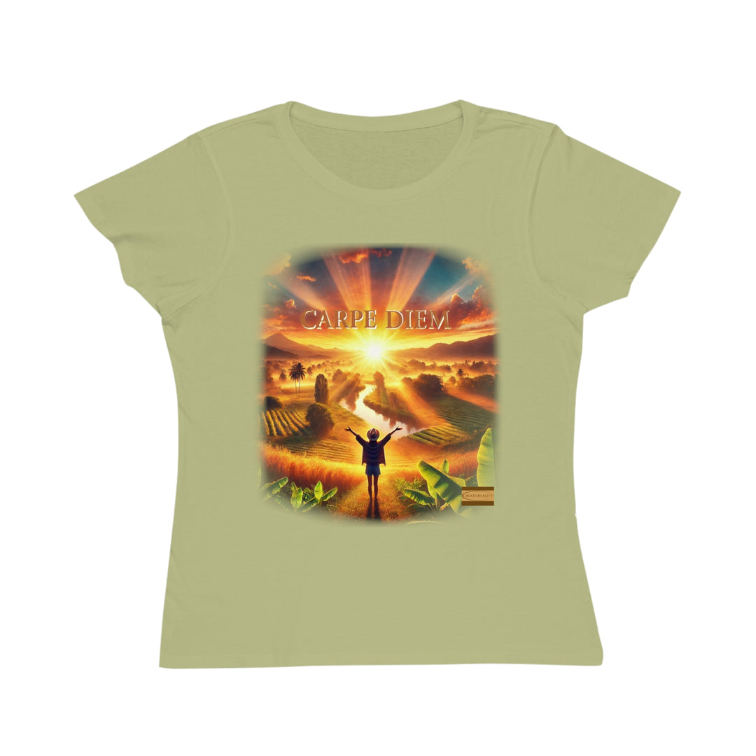 Carpe Diem Women’s Organic Classic Tee – Eco-Friendly Inspiration