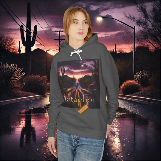 Desert Reflections Unisex Lightweight Hooded Sweatshirt