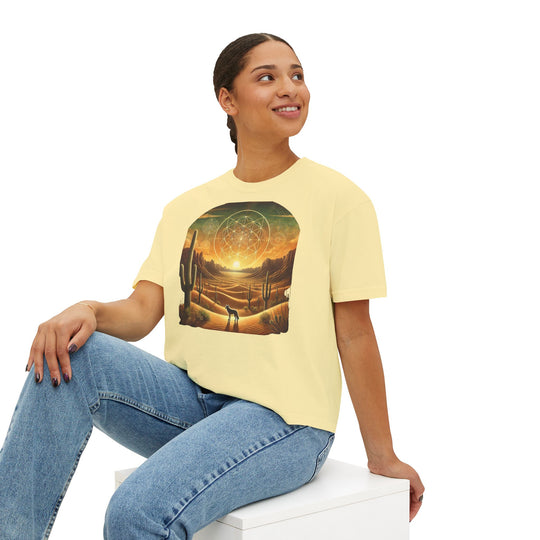 Sonoran Desert Coyote – Women's Boxy Tee