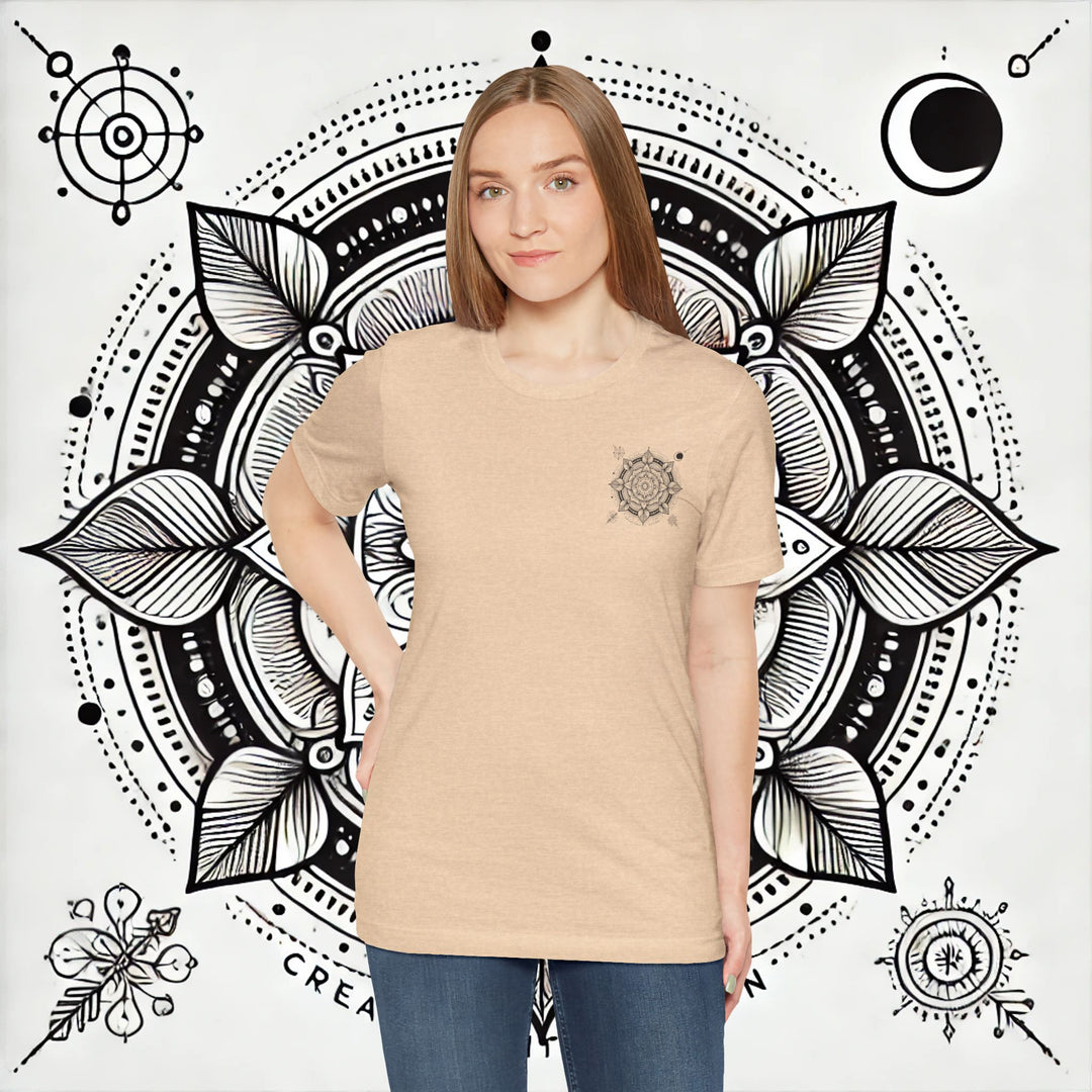 Creationality Design Mandala - Bella+Canvas Unisex Soft Tee