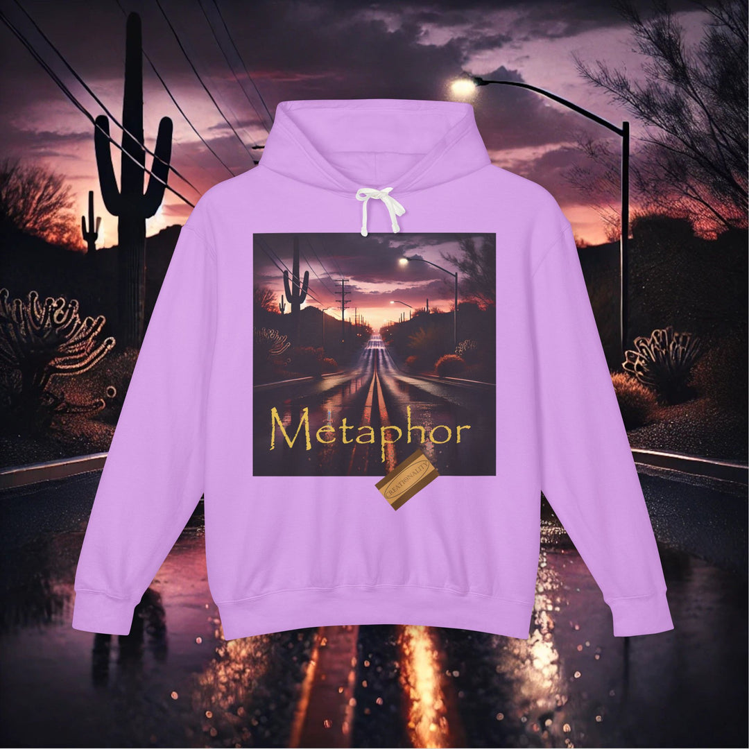 Desert Reflections Unisex Lightweight Hooded Sweatshirt