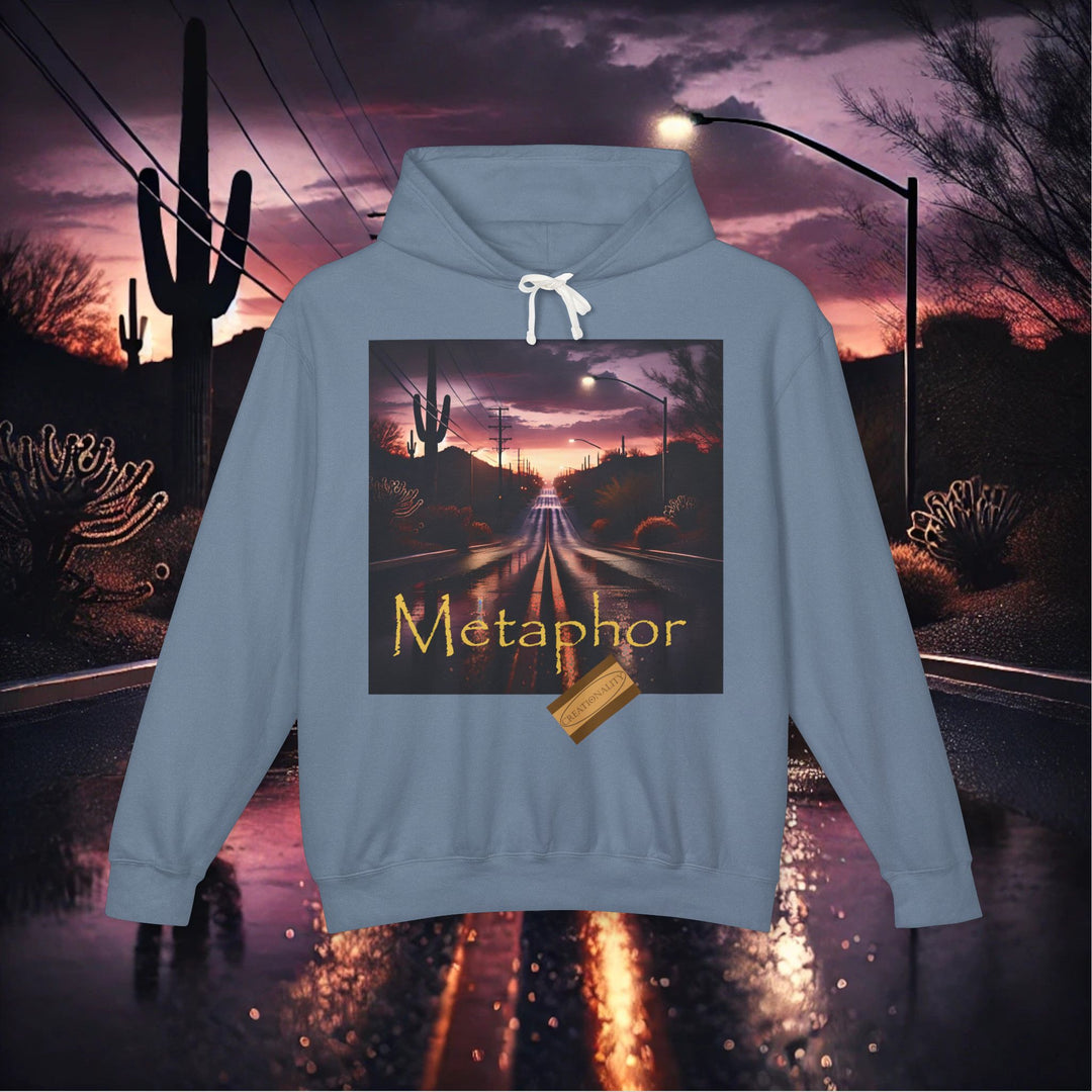 Desert Reflections Unisex Lightweight Hooded Sweatshirt