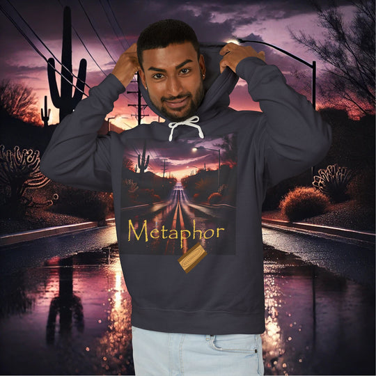 Desert Reflections Unisex Lightweight Hooded Sweatshirt