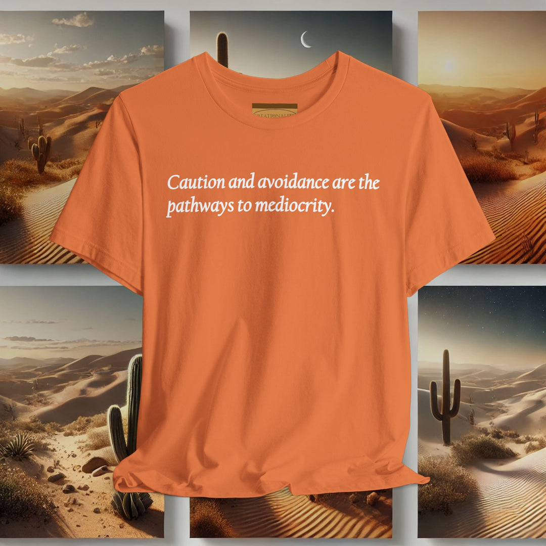 'Caution and Avoidance' -  Bella+Canvas Soft Unisex Tee