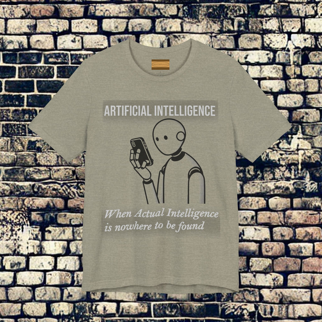 Where's the Real Intelligence? – Minimalist Tee