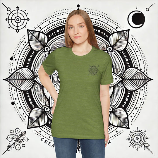 Creationality Design Mandala - Bella+Canvas Unisex Soft Tee