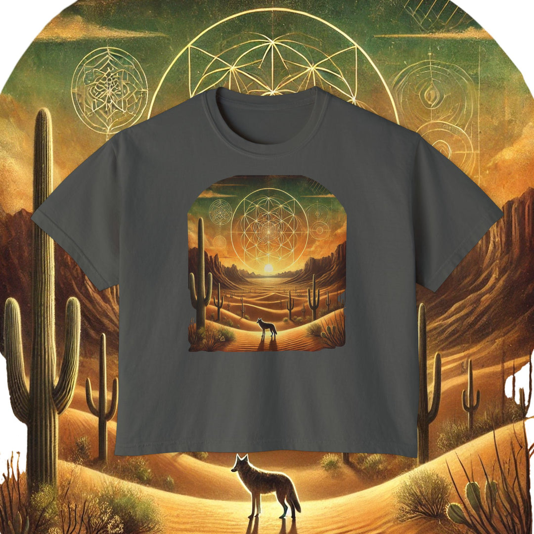 Sonoran Desert Coyote – Women's Boxy Tee