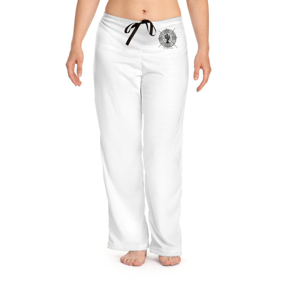 Women's Relaxed Fit Pajama Pants with Creationality mandala